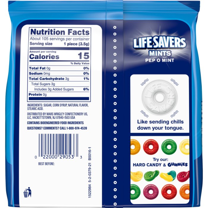 Mints lifesaver candy savers wintergreen wint