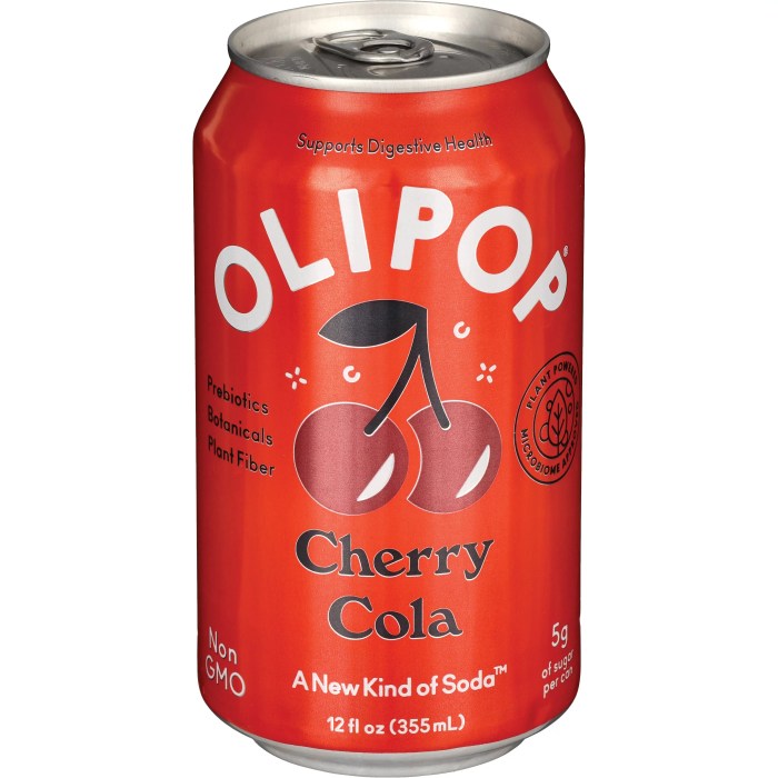 Olipop cherry cola nutrition facts