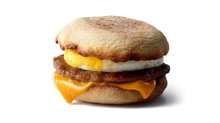 Sausage egg mcmuffin nutrition facts