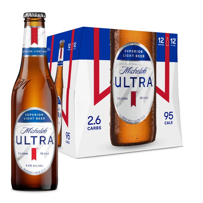 Michelob ultra nutrition facts 12 oz