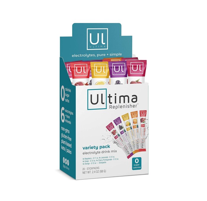 Ultima replenisher nutrition facts